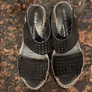 Andre Assous gently worn wedges